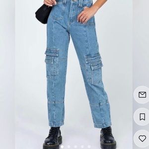 Princess Polly lioness Jeans size 0